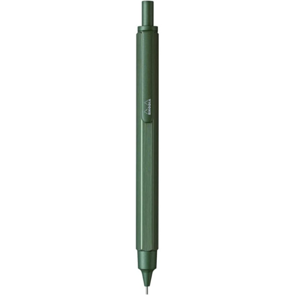 photo-Porte-mines - Vert sauge - Rétractable - Mine 0,5mm - Rhodia - Collection scRipt