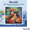 Peinture par numéro - Modèle Oiseau fantaisie - 20x20cm - Toile tendue + pinceaux + peinture - Débutant - Figured'Art