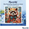 Peinture par numéro - Modèle Panda roux - 20x20cm - Toile tendue + pinceaux + peinture - Débutant - Figured'Art