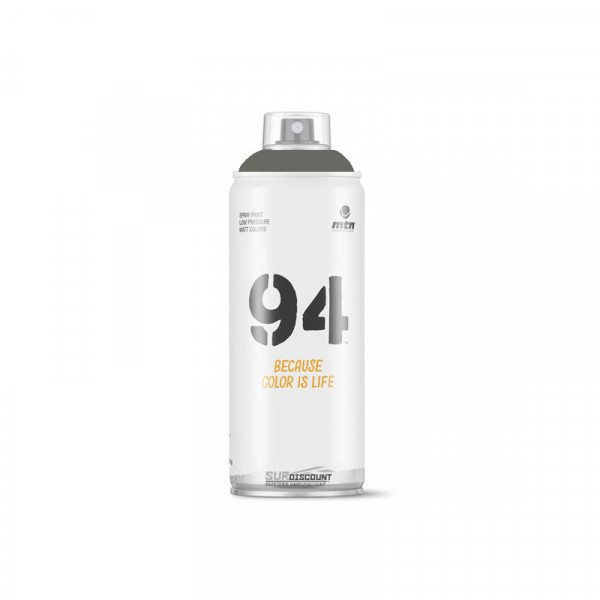 photo-Bombe de peinture MTN 94 - noir mat transparent