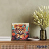 Peinture par numéro - Modèle Lionceau - 20x20cm - Toile tendue + pinceaux + peinture - Débutant - Figured'Art