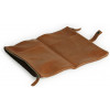 Trousse - Marron - Plate - Cuir véritable - Flying Spirit - Clairefontaine