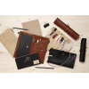 Trousse - Marron - Plate - Cuir véritable - Flying Spirit - Clairefontaine