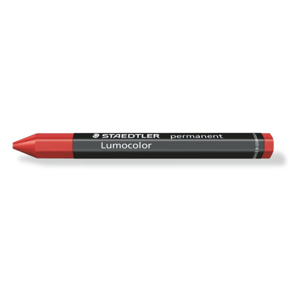 photo-Craie - Permanent - Indélébile - Rouge - Lumocolor - Staedtler