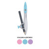 Compas Study Pastel Avec Porte Crayon - Maped
