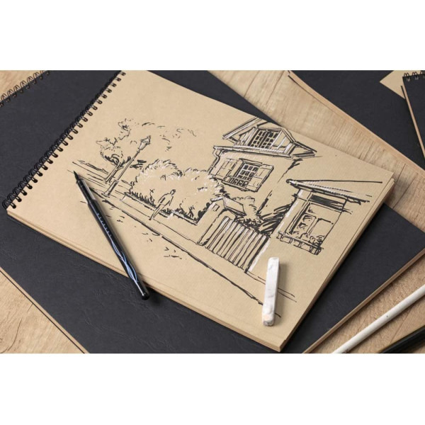 Carnet - Album - A3 29,7 x 42 cm - Avec spirales - Papier kraft - Clairefontaine