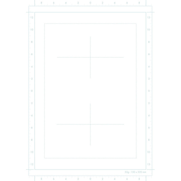 Bloc dessin - B4 27,5 x 37,4 cm - Manga et Storyboard - Papier imprimé avec cases