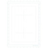 Bloc dessin - B4 27,5 x 37,4 cm - Manga et Storyboard - Papier imprimé avec cases