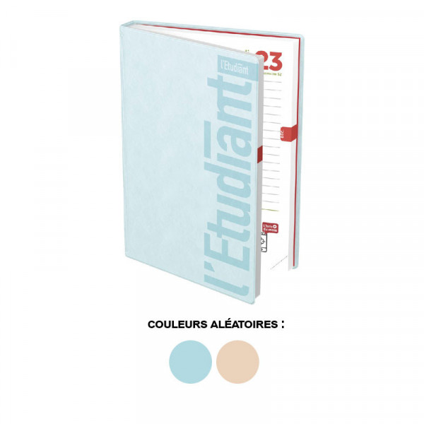 Agenda Scolaire Journalier L'Étudiant 2022/2023 - L'Original - 15 X 21 Cm - Pastel | Artmania
