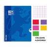 Cahier - 24x32(cm) - Grands carreaux - 100 pages - couverture en polypro - à spirale - Oxford - OpenFlex | Artmania