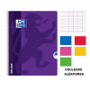 Cahier - 24x32(cm) - Grands carreaux - 100 pages - couverture en polypro - à spirale - Oxford - OpenFlex