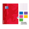 Cahier - 24x32(cm) - Grands carreaux - 100 pages - couverture en polypro - à spirale - Oxford - OpenFlex