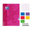 Cahier - 24x32(cm) - Grands carreaux - 100 pages - couverture en polypro - à spirale - Oxford - OpenFlex