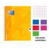 Cahier - 24x32(cm) - Grands carreaux - 100 pages - couverture en polypro - à spirale - Oxford - OpenFlex