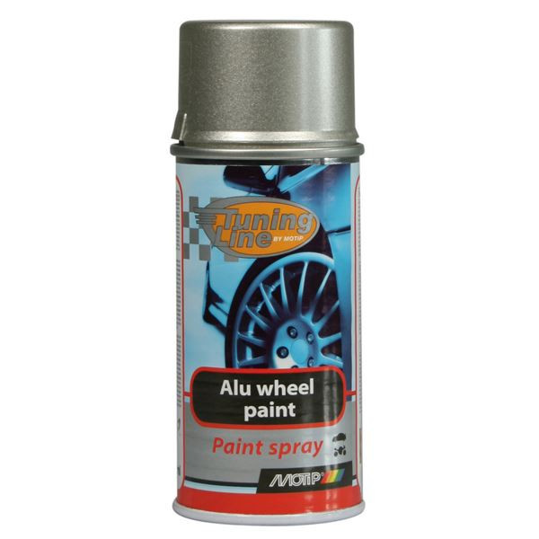photo-Bombe de peinture - Jantes en aluminium - Voiture - Gris glacier - Motip