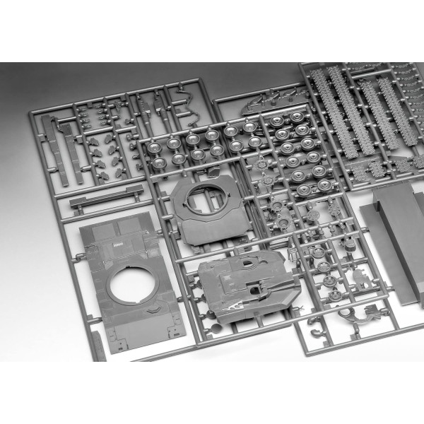 Maquette - Char Leclerc T.5 - Echelle 1:72 - 137 pièces - 15,1cm - Niveau 4 - Revell