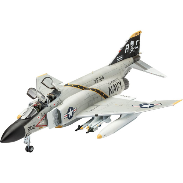 Maquette - F-4J Phantom II - Avion de guerre - Echelle 1:72 - Niveau 3 - Revell