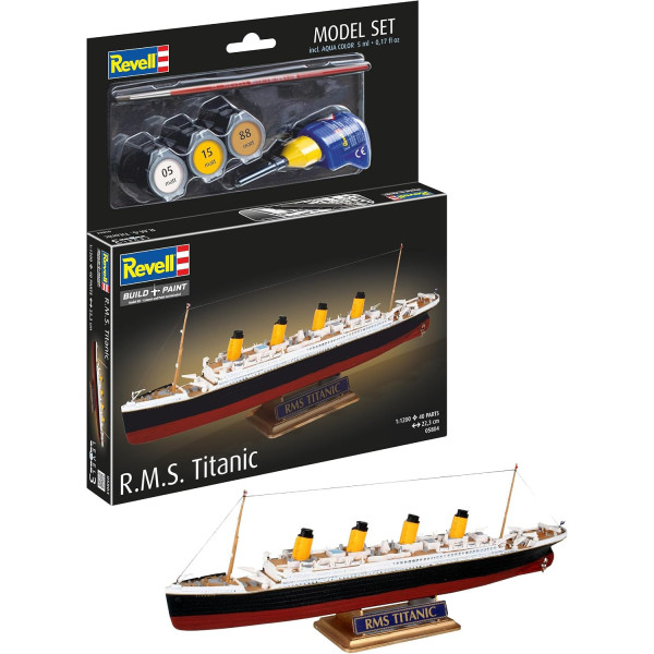 Maquette - Bateau - Le Titanic - 1:1200 - 40 pièces - 22,3cm - Niveau 3 - Revell