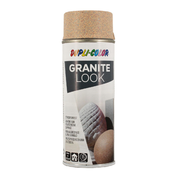 photo-Bombe de peinture - Effet granit - Beige Pêche - Duplicolor - 400 ml