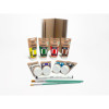 Peinture acrylique - Pébéo - Origin - Coffret 8 couleurs + pinceaux + feutre + carnet