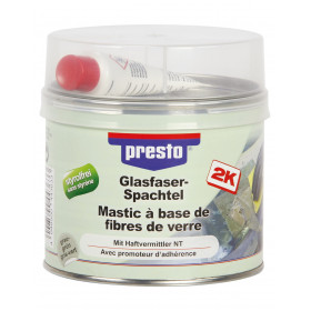 photo-Mastic de réparation à base de fibres de verre - Pour le bois métal plastique - 1kg - Presto