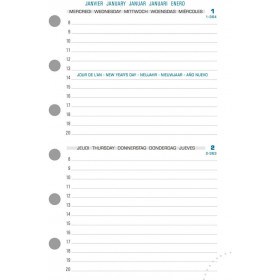 photo-Recharge pour agenda - Exatime 14 - 2023 - 14242E - Janvier à décembre 2023