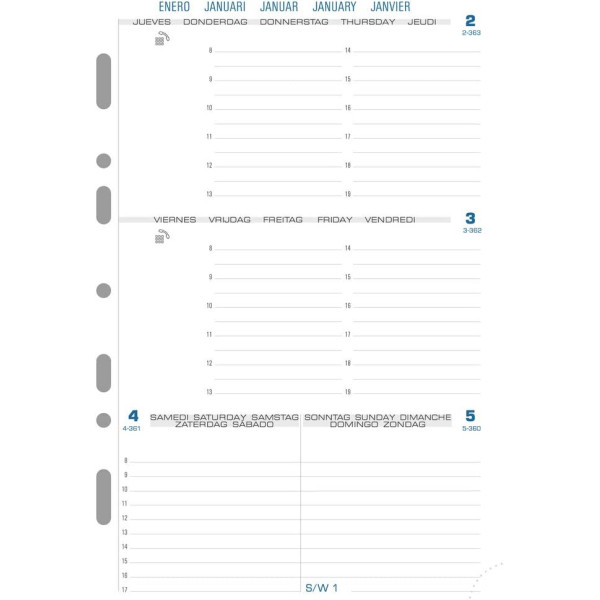 photo-Recharge pour agenda - Exatime 31 - 2023 - 28212E - Janvier à décembre 2023