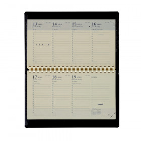 Agenda semainier 2023 - Noir - Brepols - 16 x 9 cm - Janvier à décembre