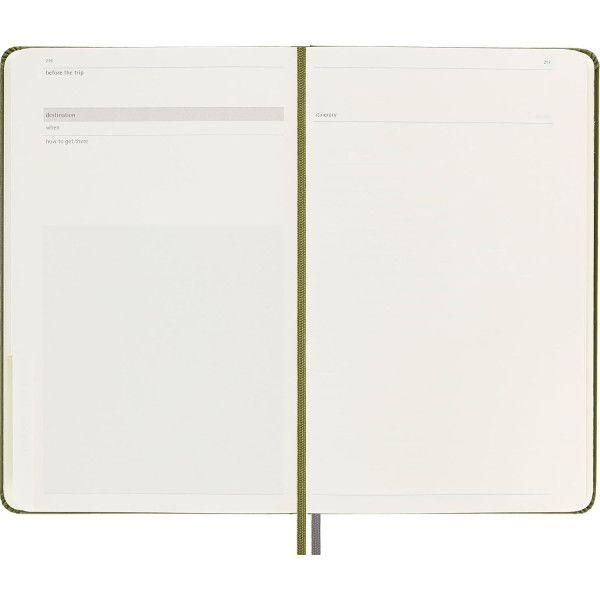 Carnet de voyage - Pour voyageurs - 13x21cm - 400 pages - Cahier passion - Moleskine