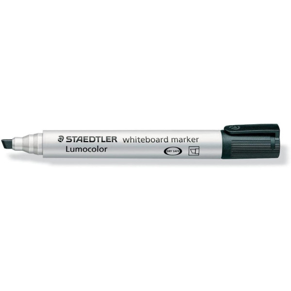 photo-Marqueur effaçable - Pour ardoise tableau blanc - Noir - Pointe Biseautée - Staedtler