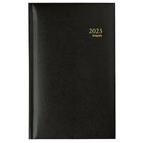 photo-Agenda 2023 Brepols Interplan semainier 16 x 9 cm noir