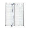 Agenda Journalier 2023 Banquier 1 Jour Sur 2 Pages - 2 Volumes - 14,3 X 32,5 Cm - Noir - Brepols