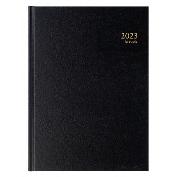 photo-Agenda 2023 Brepols Bremax 1 journalier 21 x 29 cm noir