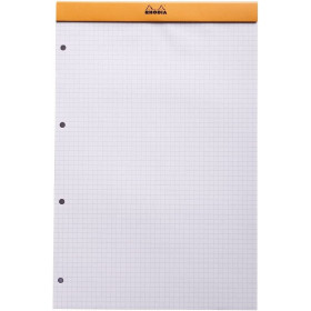 Bloc notes - A4+ - 21x31,8 cm - Petits Carreaux - 80 feuilles - Rhodia