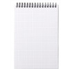 Bloc notes - A5 - 14,8 x 21 cm - Petits Carreaux - 80 feuilles - Noir - Avec spirale - Rhodia - NotePad