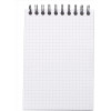 Bloc notes - A5 - 14,8 x 21 cm - Petits Carreaux - 80 feuilles - Noir - Avec spirale - Rhodia