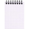 Bloc notes - A6 - 10,5 x 14,8 cm - Petits Carreaux - 80 feuilles - Noir - Avec spirale - Rhodia