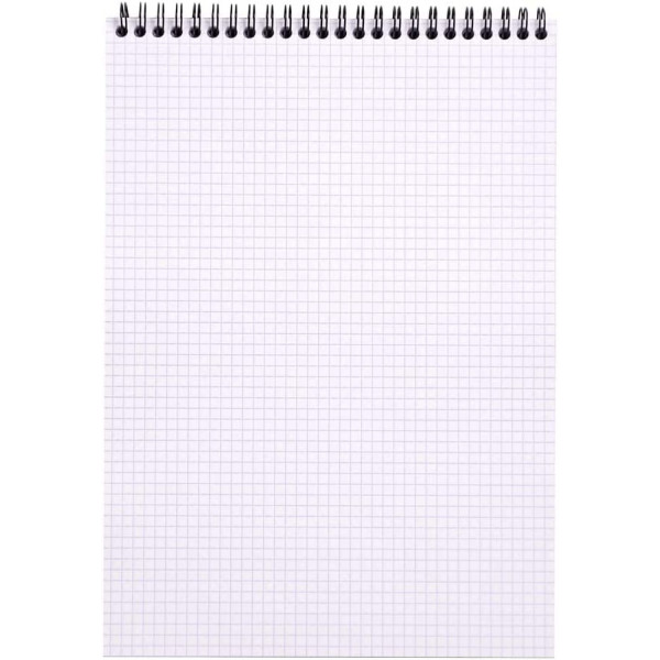 Bloc notes - A4 - 21x29,7cm - Petits Carreaux - 80 feuilles - Orange - Avec spirale - Rhodia