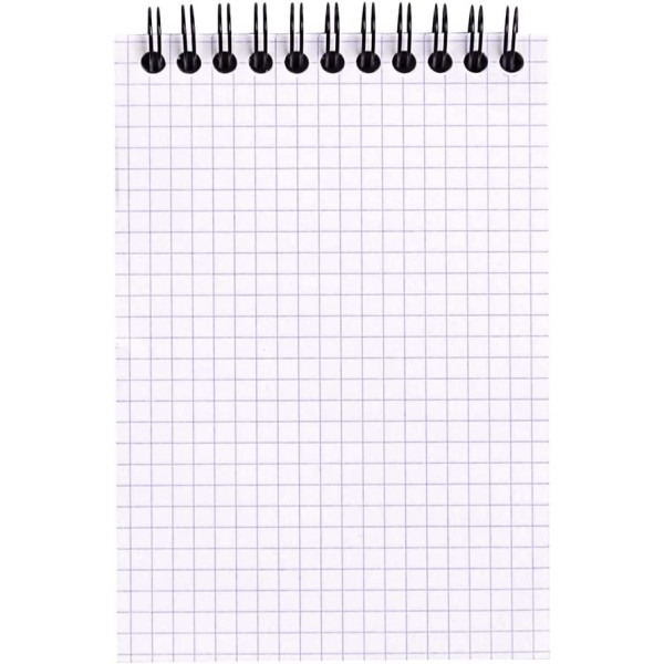 Bloc notes - A6 - 10,5x14,8cm - Petits Carreaux - 80 feuilles - Orange - Avec spirale - Rhodia