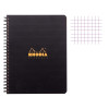 photo-Bloc notes - Cahier - A5 - Petits Carreaux - 160 pages - Avec spirale - Rhodia