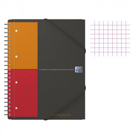 photo-Cahier - A4 - Petits Carreaux - 200 pages - Avec spirale - Oxford - Filingbook