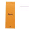 photo-Bloc notes - Shopping -  7,4 x 21 cm - Lignes - 80 feuilles - Orange - Rhodia