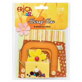 photo-Sac cadeau à créer - Scrapbooking - A monter soi-même - Accessoires inclus