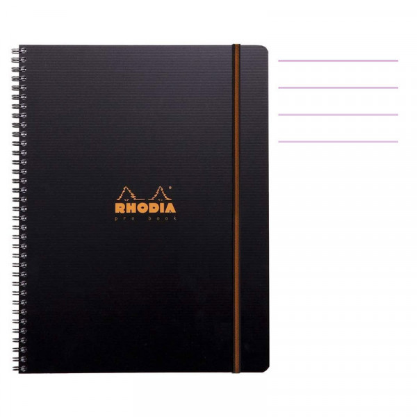 photo-Cahier - Bloc - A4 - 21x29,7 cm - Lignes - 160 pages - Pages détachables - Rhodia