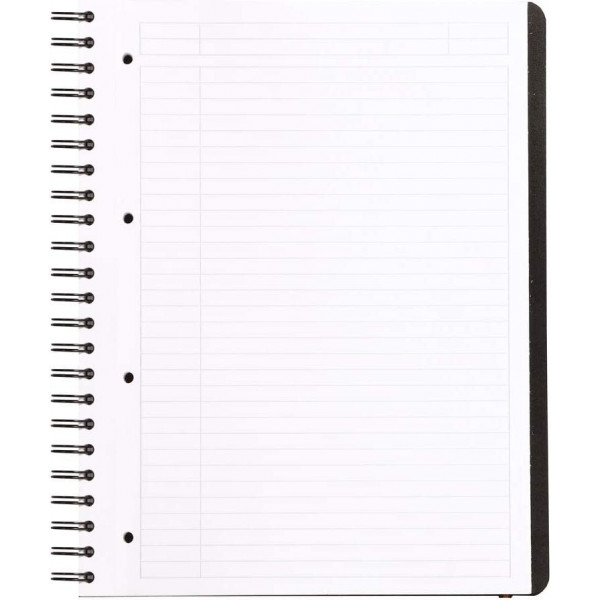 Cahier - Bloc - A4 - 21x29,7 cm - Lignes - 160 pages - Pages détachables - Rhodia
