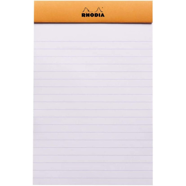Bloc notes - 11x17 cm - Lignes - 80 feuilles - Rhodia
