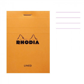 photo-Bloc notes - 8,5 x 12 cm - Lignes - 80 feuilles - Rhodia