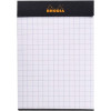 Bloc notes - A6 - 10,5x14,8 cm - Petits Carreaux - 80 feuilles - Noir - Rhodia