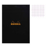 photo-Bloc notes - A4+ - 21x31,8 cm - Petits Carreaux - 80 feuilles - Noir - Rhodia
