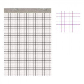 photo-Bloc notes - A4 - 21x29,7cm - Petits Carreaux - 100 feuilles - Oxford